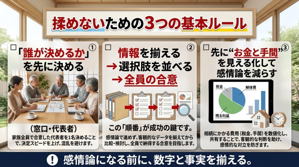③ 結論：揉めないための基本ルール完成版