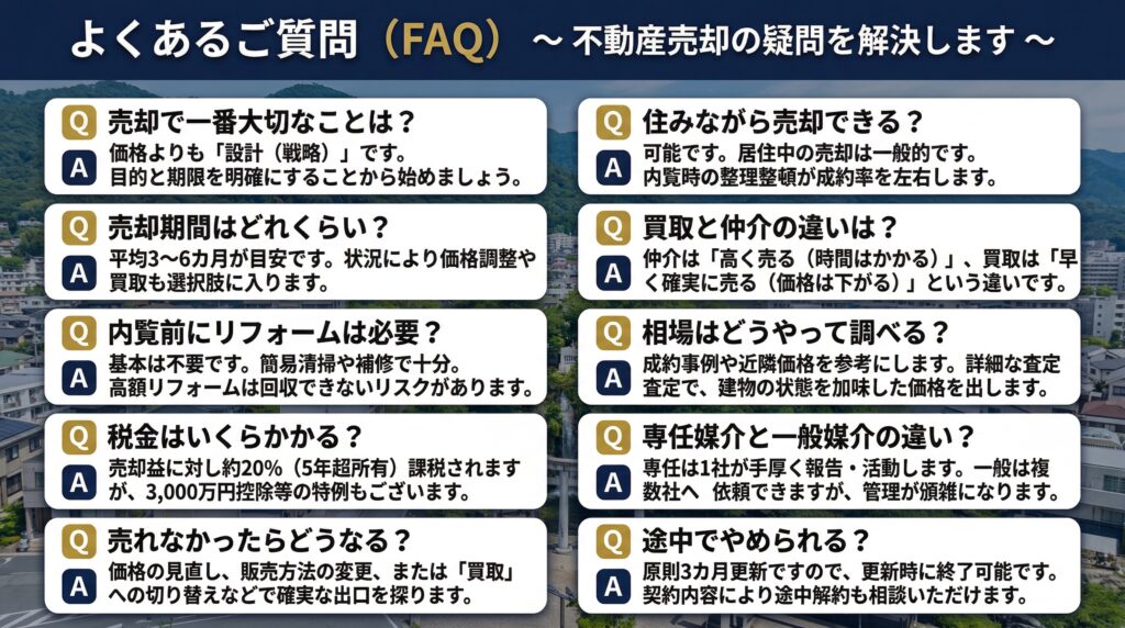 ⑨不動産売却 FAQ