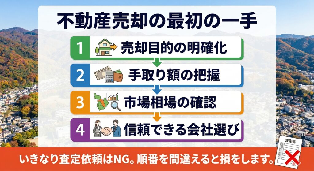 不動産売却の最初の一手
