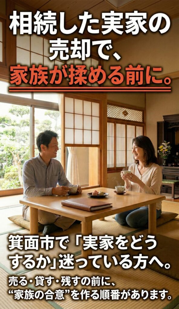相続した実家の売却で、家族が揉める前に。スマホ修正版