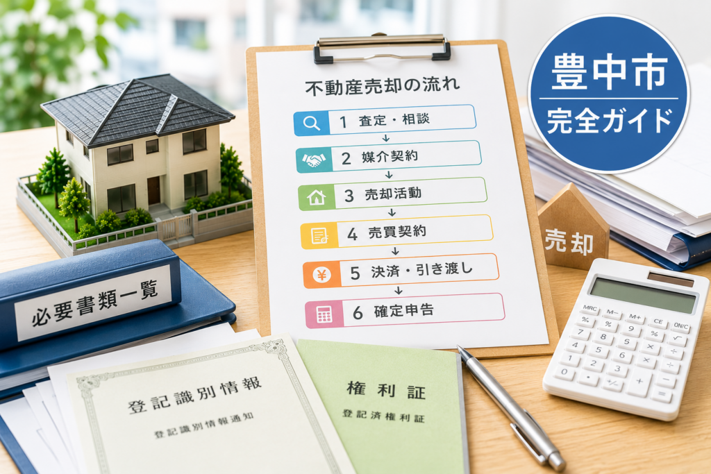 豊中市の不動産売却手続き