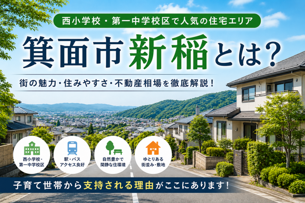 箕面市新稲とは？