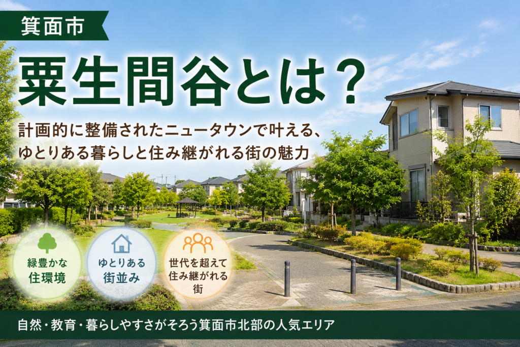 箕面市粟生間谷とは